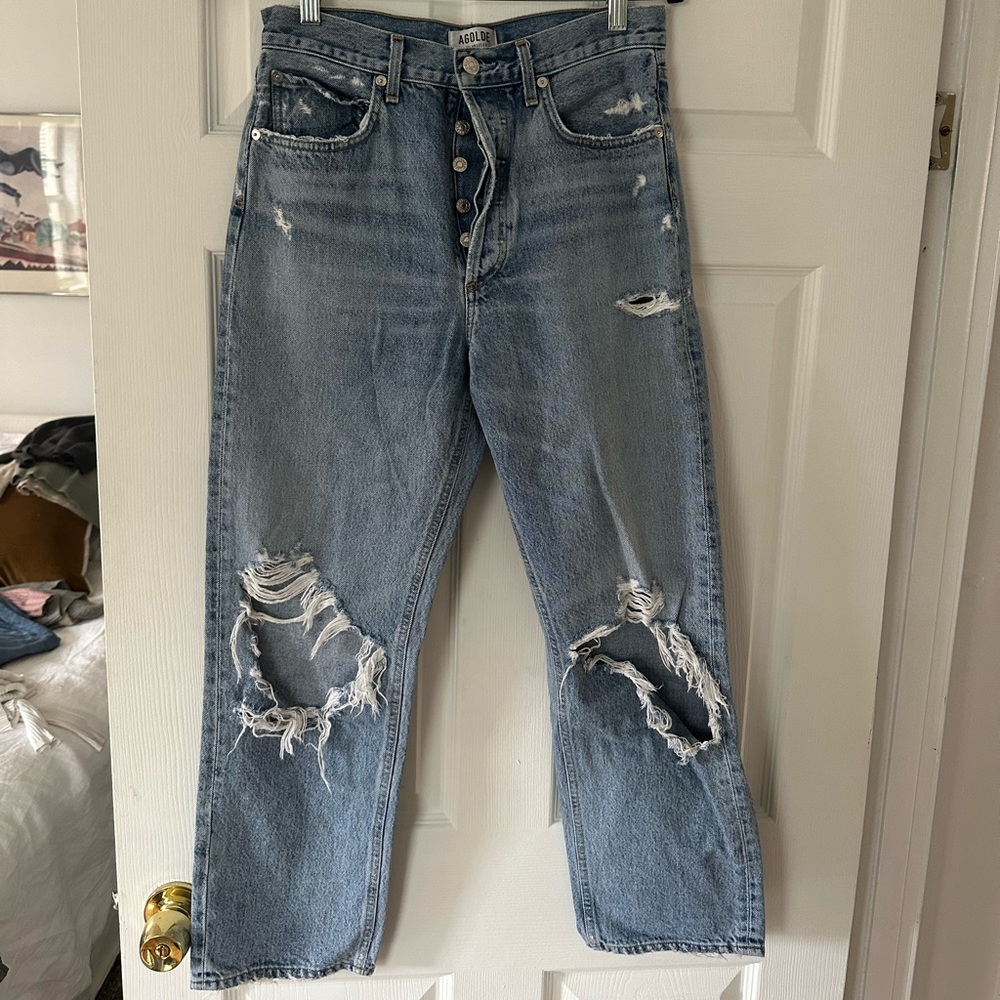 AGOLDE 90s Mid Rise Straight Fit Jean